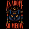 Wicked Clothes 'As Above So Meow' Shirt -Wicked Clothes Shop as above so meow shirt 2