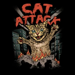 Wicked Clothes 'Cat Attack' Shirt