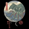 Wicked Clothes 'Cthulhu Ukiyo-e' Shirt -Wicked Clothes Shop cthulhu ukiyo e 2