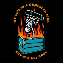 Wicked Clothes 'Dumpster Fire' Shirt