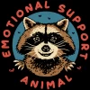 Wicked Clothes 'Emotional Trash' Shirt -Wicked Clothes Shop emotional support animal shirt 2