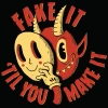 Wicked Clothes 'Fake It Til You Make It' Shirt -Wicked Clothes Shop fake it til you make it shirt 2