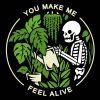 Wicked Clothes 'Feel Alive' Shirt -Wicked Clothes Shop feel alive
