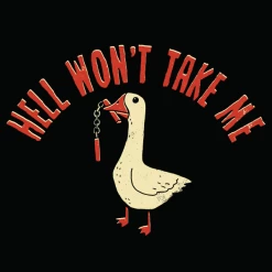 Wicked Clothes 'Hell Won't Take Me' Shirt
