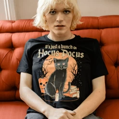 Wicked Clothes 'Hocus Pocus' Shirt -Wicked Clothes Shop hocus pocus shirt model