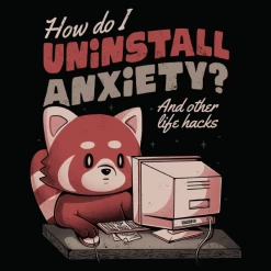 Wicked Clothes 'Uninstall Anxiety' Shirt