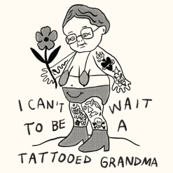 Wicked Clothes 'Tattooed Grandma' Shirt