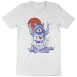Wicked Clothes 'I Love Trash' Shirt -Wicked Clothes Shop i love trash shirt 1