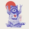 Wicked Clothes 'I Love Trash' Shirt -Wicked Clothes Shop i love trash shirt 2