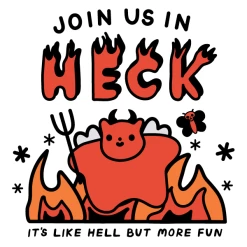 Wicked Clothes 'Join Us In Heck' Shirt
