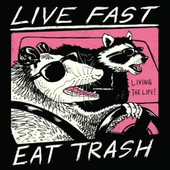 Wicked Clothes 'Live Fast, Eat Trash' Sweatshirt