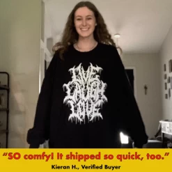 Wicked Clothes Shop -Wicked Clothes Shop live laugh love sweatshirt 3