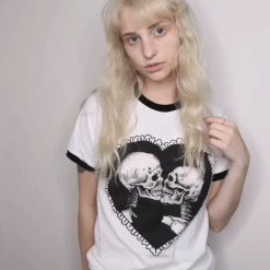 Wicked Clothes 'Love After Death' Ringer Shirt -Wicked Clothes Shop love after death ringer shirt 6