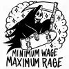 Wicked Clothes 'Maximum Rage' Ringer Shirt -Wicked Clothes Shop minimum wage maximum rage shirt 2