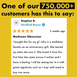 Wicked Clothes 'Mothman's Day Job' Shirt -Wicked Clothes Shop mothmans day job review