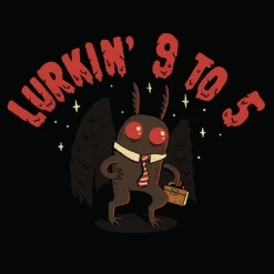 Wicked Clothes 'Mothman's Day Job' Shirt