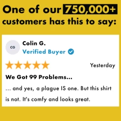 Wicked Clothes 'Plagued With Problems' Shirt -Wicked Clothes Shop plagued with problems 1