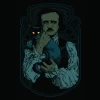 Wicked Clothes 'Poe And The Black Cat' Shirt