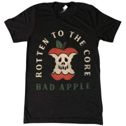 Wicked Clothes 'Bad Apple' Shirt -Wicked Clothes Shop rotten to the core bad apple shirt 1