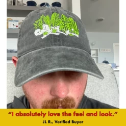 Wicked Clothes 'Skeleton Garden' Dad Hat -Wicked Clothes Shop skeleton garden hat 5