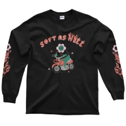 Wicked Clothes 'Soft As Hell' Long Sleeve Shirt -Wicked Clothes Shop soft as hell long sleeve shirt 1
