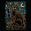 Wicked Clothes 'Starry Cat' Shirt -Wicked Clothes Shop starry night cat shirt 2