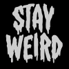 Wicked Clothes 'Stay Weird' Glow In The Dark Shirt -Wicked Clothes Shop stay weird