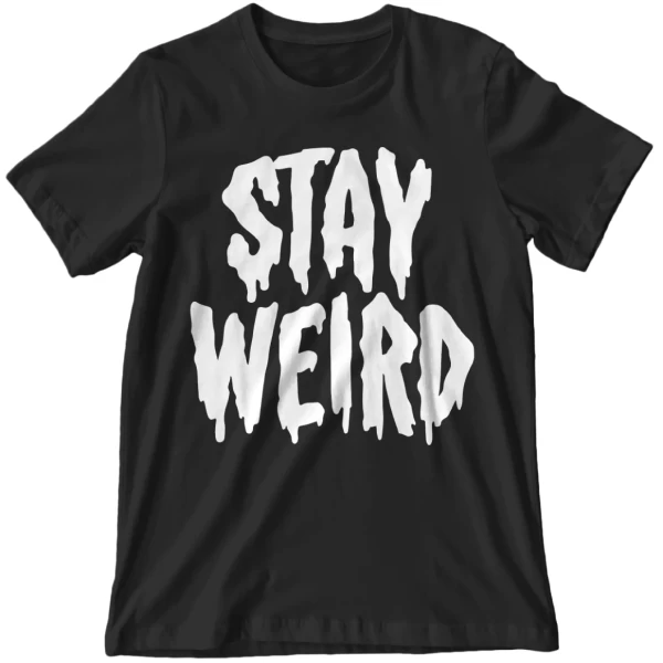 Wicked Clothes 'Stay Weird' Glow In The Dark Shirt 6 Wicked Clothes 'Stay Weird' Glow In The Dark Shirt - Image 4