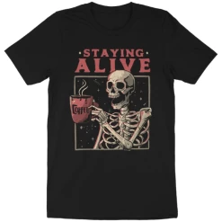 Wicked Clothes 'Staying Alive' Shirt -Wicked Clothes Shop staying alive shirt 1