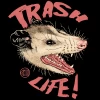 Wicked Clothes 'Possum Panic' Shirt -Wicked Clothes Shop trash life possum panic shirt 2