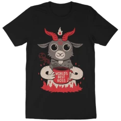 Wicked Clothes 'World's Best Boss' Shirt -Wicked Clothes Shop worlds best boss shirt 2